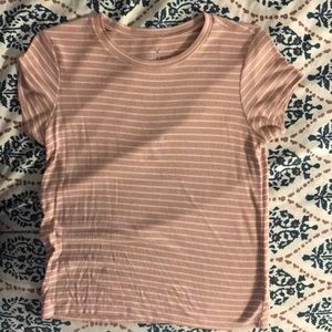 medium american eagle striped shirt